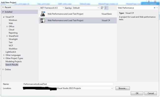 Web Performance and Load Test